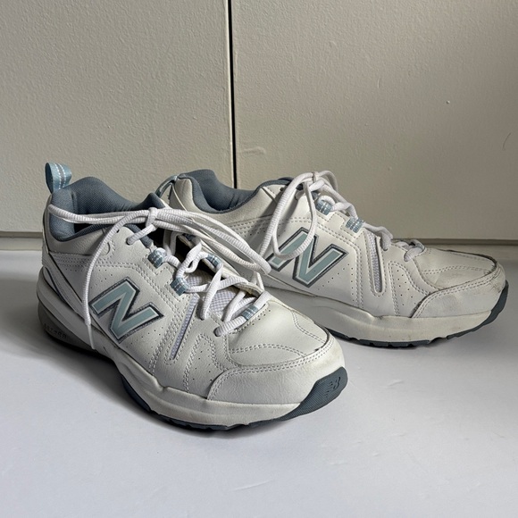 New Balance | Cream and Blue Athletic 608’s - Picture 1 of 6